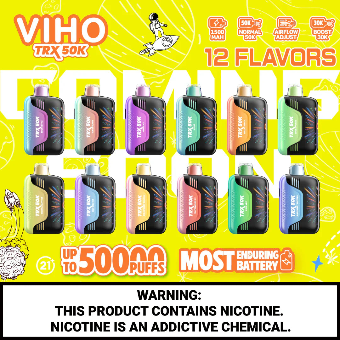 12 Flavors, One Device: Viho TRX 50K’s Delicious Lineup Unwrapped