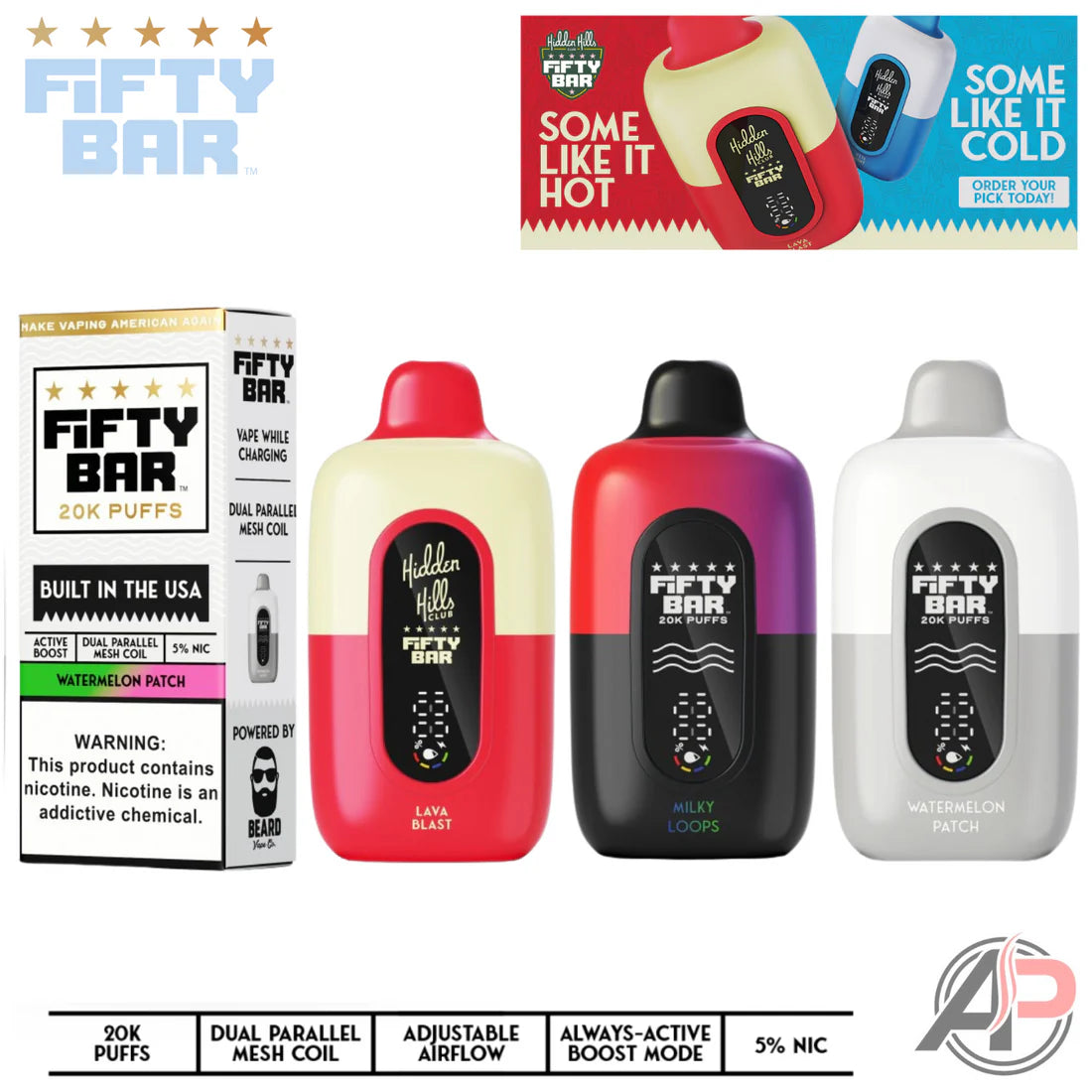 The Power of Puffs: Exploring the Fifty Bar V2 20000 Puffs Apvs The Power of Puffs: Exploring the Fifty Bar V2 20000 Puffs Apvs