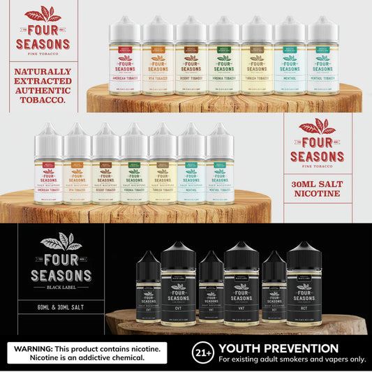 Your Guide to the Latest Four Seasons E-Liquid Flavors