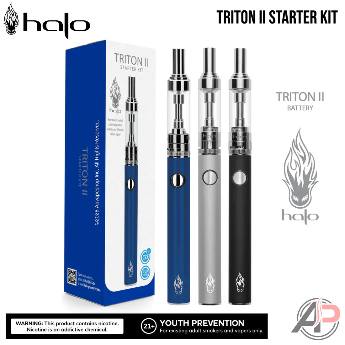 Top Reasons to Choose the Halo Triton II Starter Kit Vape Battery Apvs Top Reasons to Choose the Halo Triton II Starter Kit Vape Battery Apvs