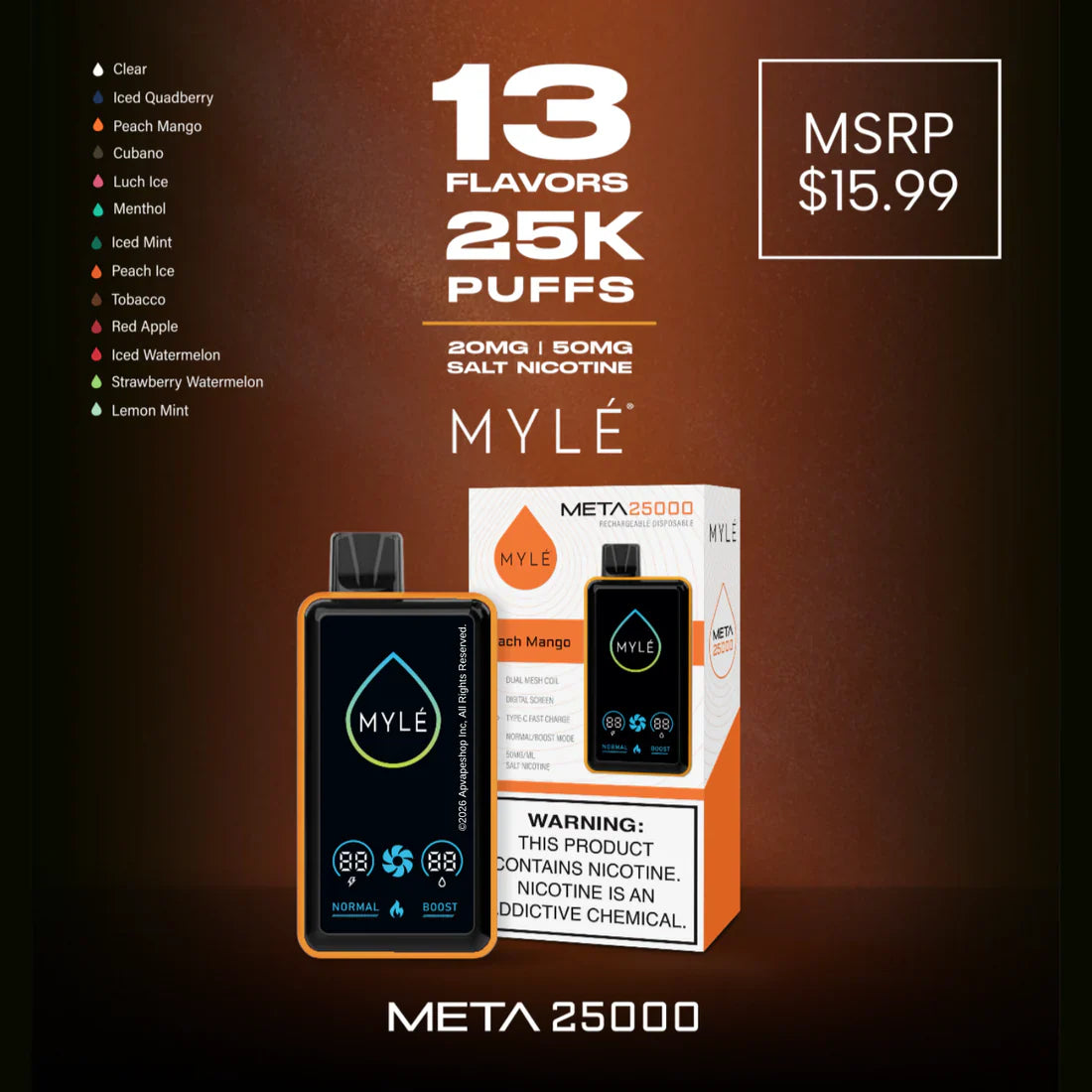 Discover the Full Flavor Spectrum of Myle Meta 25000 Puffs Apvs Discover the Full Flavor Spectrum of Myle Meta 25000 Puffs Apvs