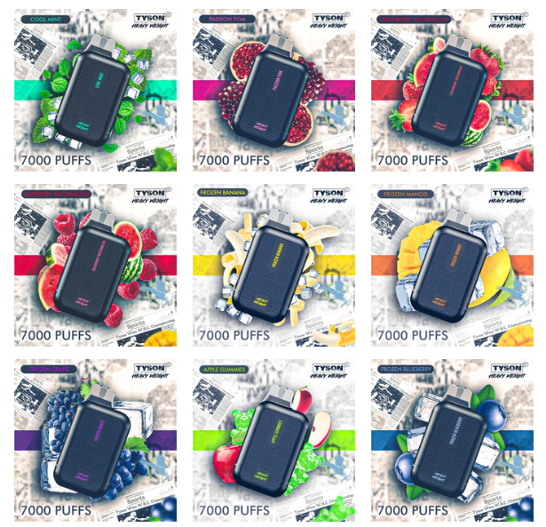 Tyson 2.0 Heavy Weight 7000 Puff Disposable Which Aroma to Choose?