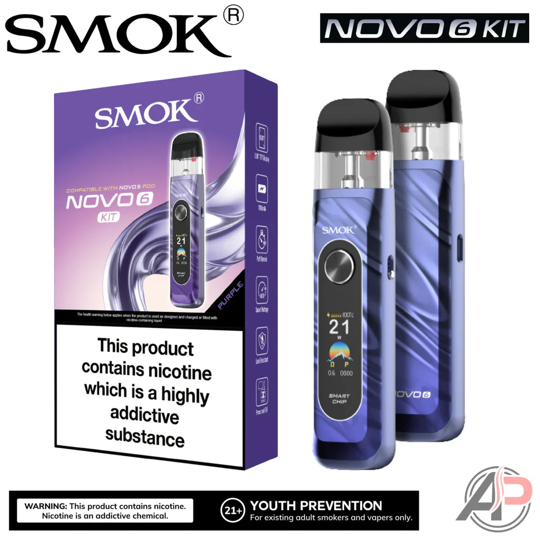 Compact Yet Powerful: Discover the SMOK Novo 6 Pod System Starter Kit Apvs Compact Yet Powerful: Discover the SMOK Novo 6 Pod System Starter Kit Apvs