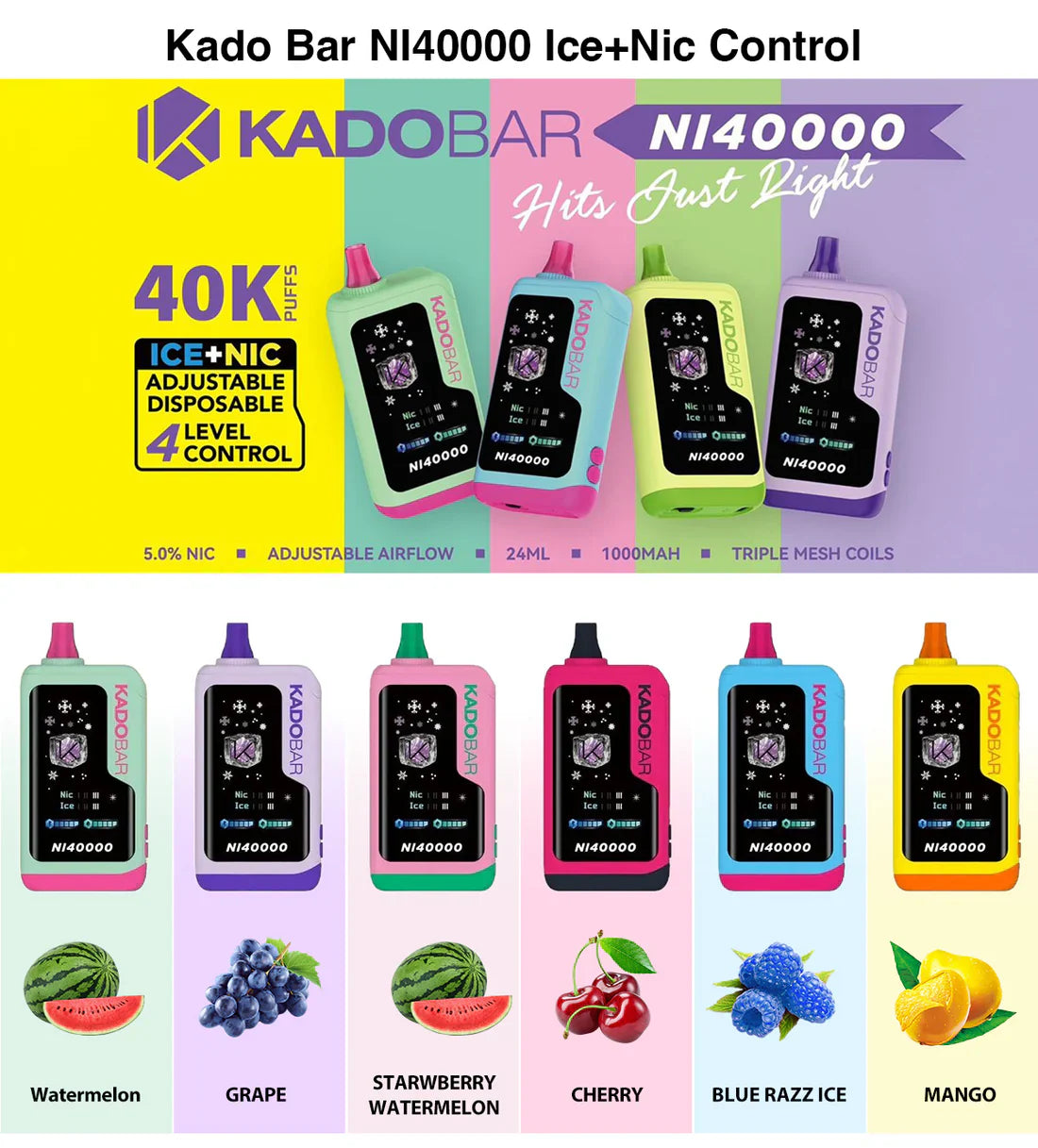 Is the Kado Bar NI40000 the Longest-Lasting Vape Yet?