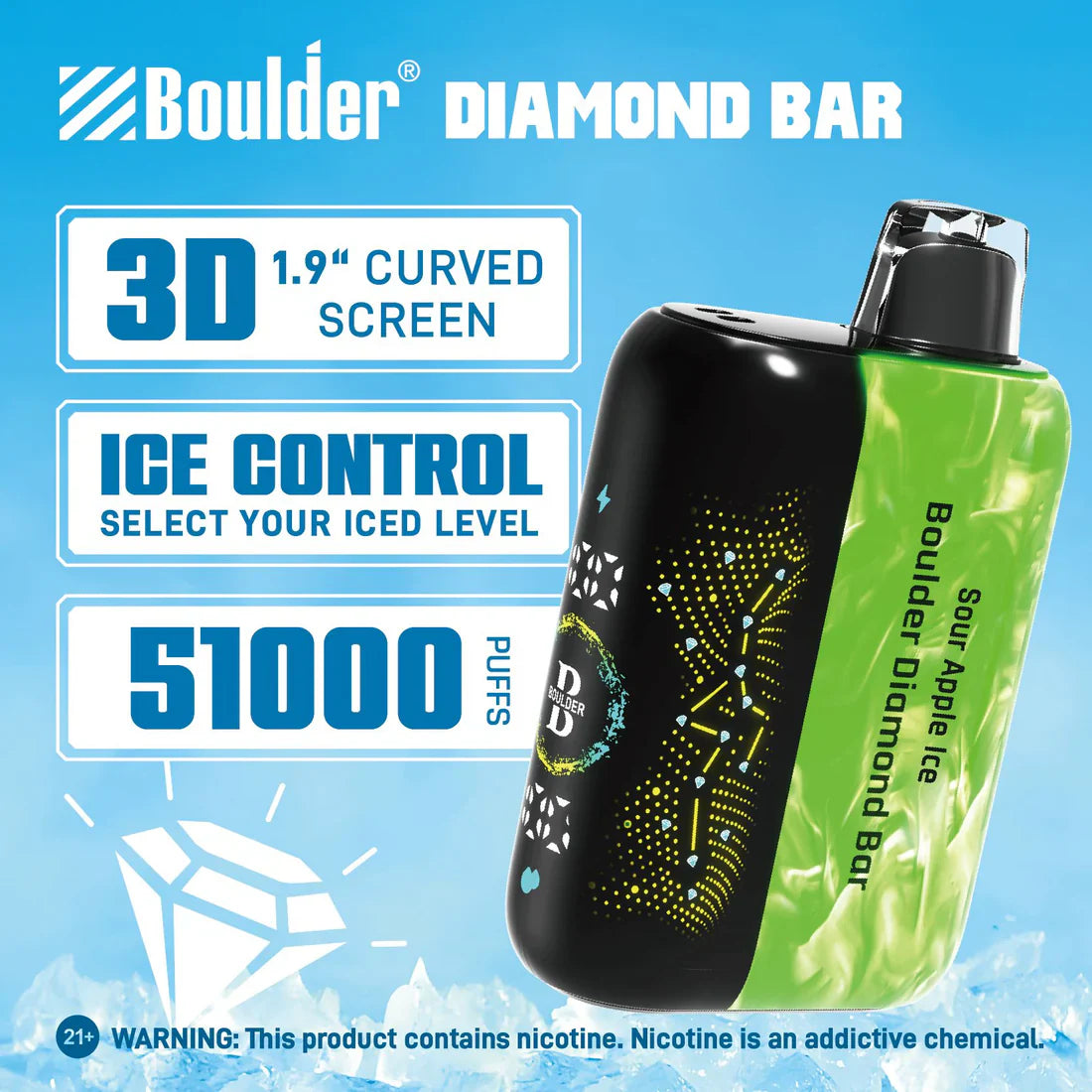Boulder Diamond Bar 51000 Puffs: The Longest-Lasting Vape Yet?
