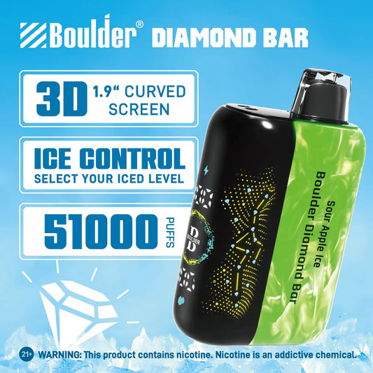 Boulder Diamond Bar 51000 Puffs: The Longest-Lasting Vape Yet?