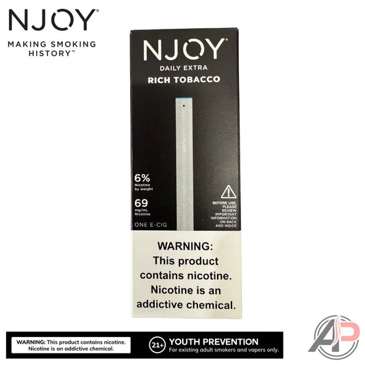 Smooth and Bold: Why Vapers Love the Njoy Daily Extra Rich Tobacco Disposable