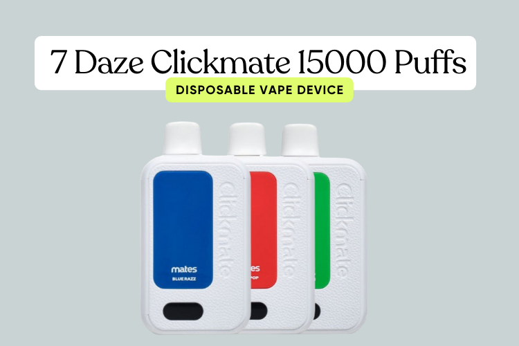 Clickmate Vape Flavors 7 Daze Clickmate 15k Disposable Starter Kit eJuiceDirect Dare to Try Out the Newest Vaping Marvel - 7 Daze Clickmate 15000 Puff Apvs Clickmate Vape Flavors 7 Daze Clickmate 15k Disposable Starter Kit eJuiceDirect Dare to Try Out the Newest Vaping Marvel - 7 Daze Clickmate 15000 Puff Apvs