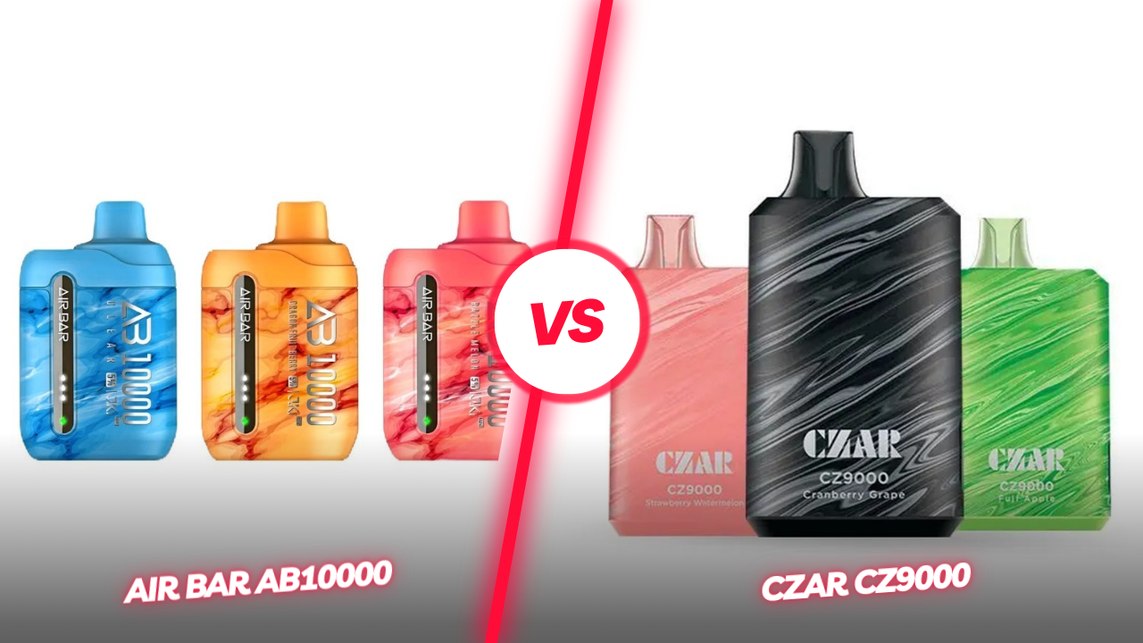 Puff Perfection: Analyzing Air Bar AB10000 and CZAR CZ9000 Side by Sid Apvs Puff Perfection: Analyzing Air Bar AB10000 and CZAR CZ9000 Side by Sid Apvs