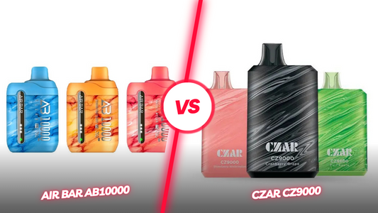 Puff Perfection: Analyzing Air Bar AB10000 and CZAR CZ9000 Side by Side