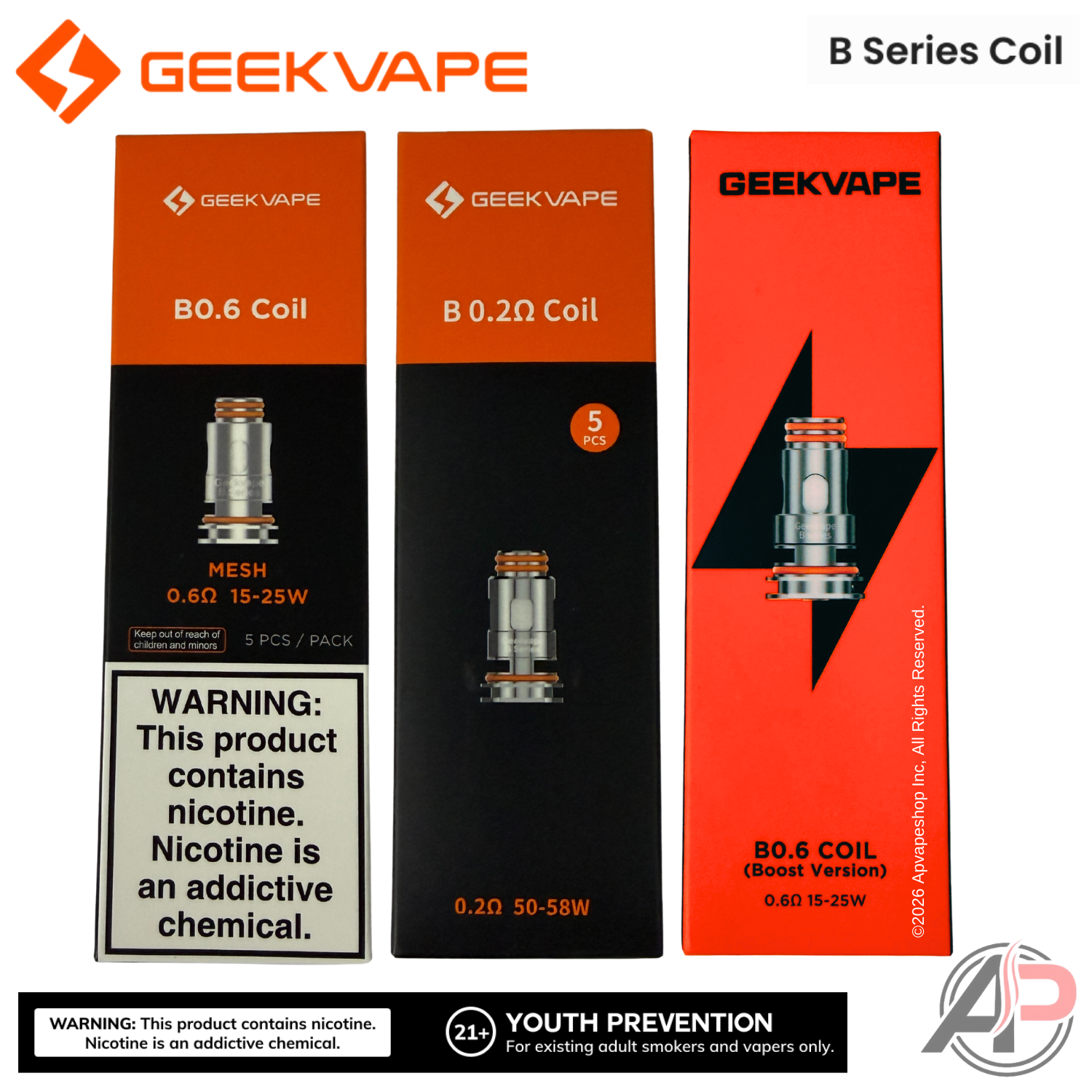 Geek Vape B Replacement Coils 5 Pack Apvs Geek Vape B Replacement Coils 5 Pack Apvs