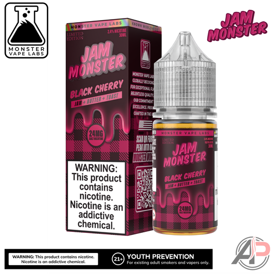 Black Cherry E-Liquid By Jam Monster Vape Labs 100mL