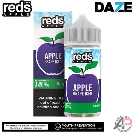 7 Daze Reds Apple Grape Iced E-Liquid 100mL