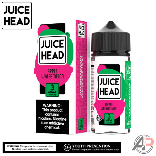 Juice Head Apple Watermelon E-Liquid 100mL