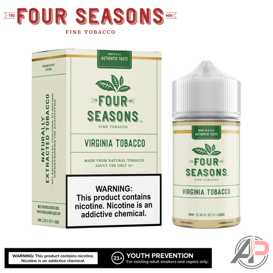 Four Seasons Virginia Tobacco E-Liquid 60mL