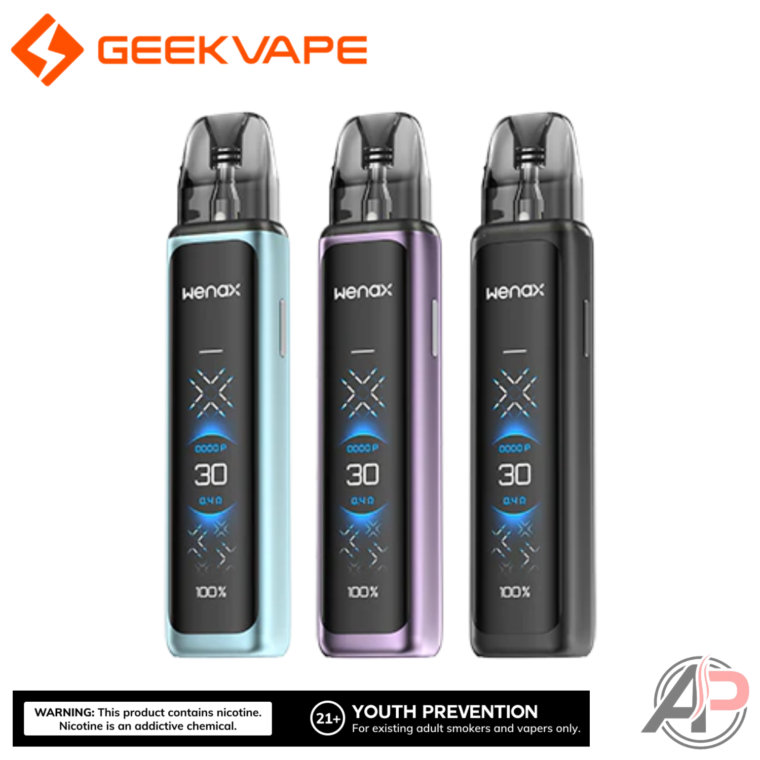 Geek Vape Wenax Q Ultra 30W Pod System Starter Kit Device Apvs Geek Vape Wenax Q Ultra 30W Pod System Starter Kit Device Apvs