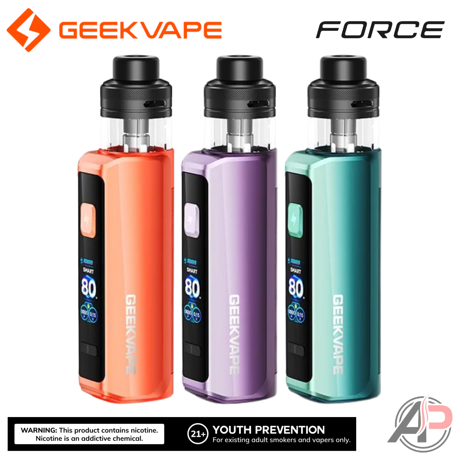 Geek Vape Aegis Force 80w Pod Mod Stater Kit Device Apvs Geek Vape Aegis Force 80w Pod Mod Stater Kit Device Apvs