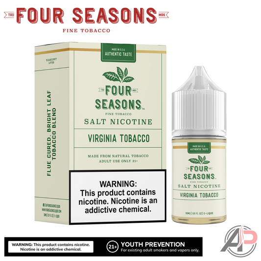 Four Seasons Virginia Tobacco E-Liquid 60mL