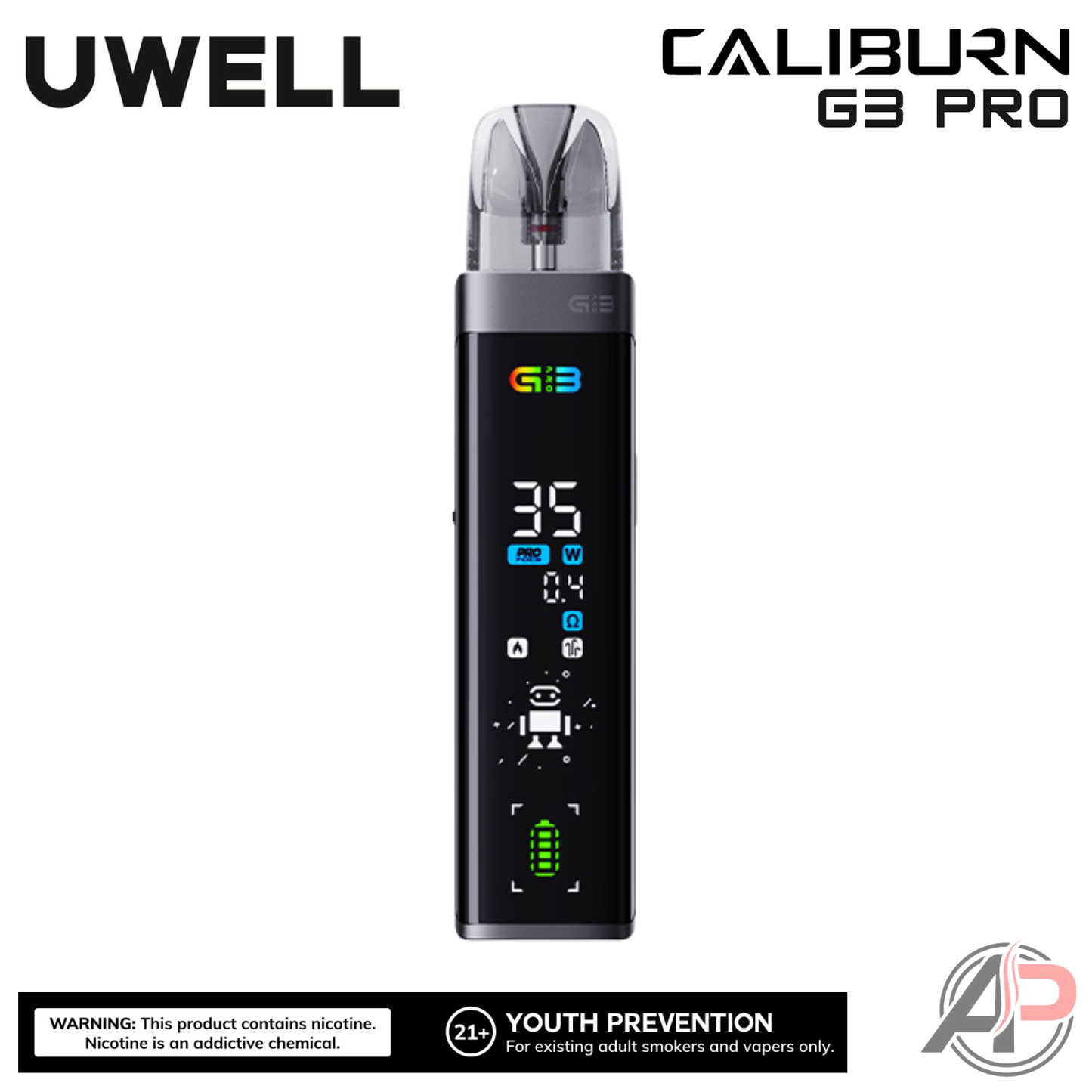 Uwell Caliburn G3 Pro Pod System Starter Kit Device