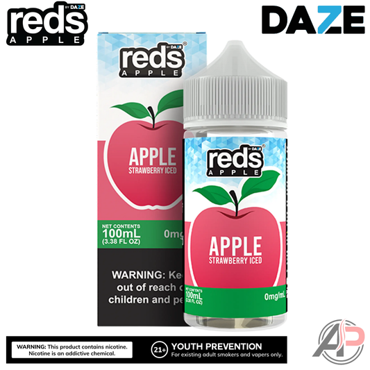 7 Daze Reds Apple Strawberry Iced E-Liquid 100mL