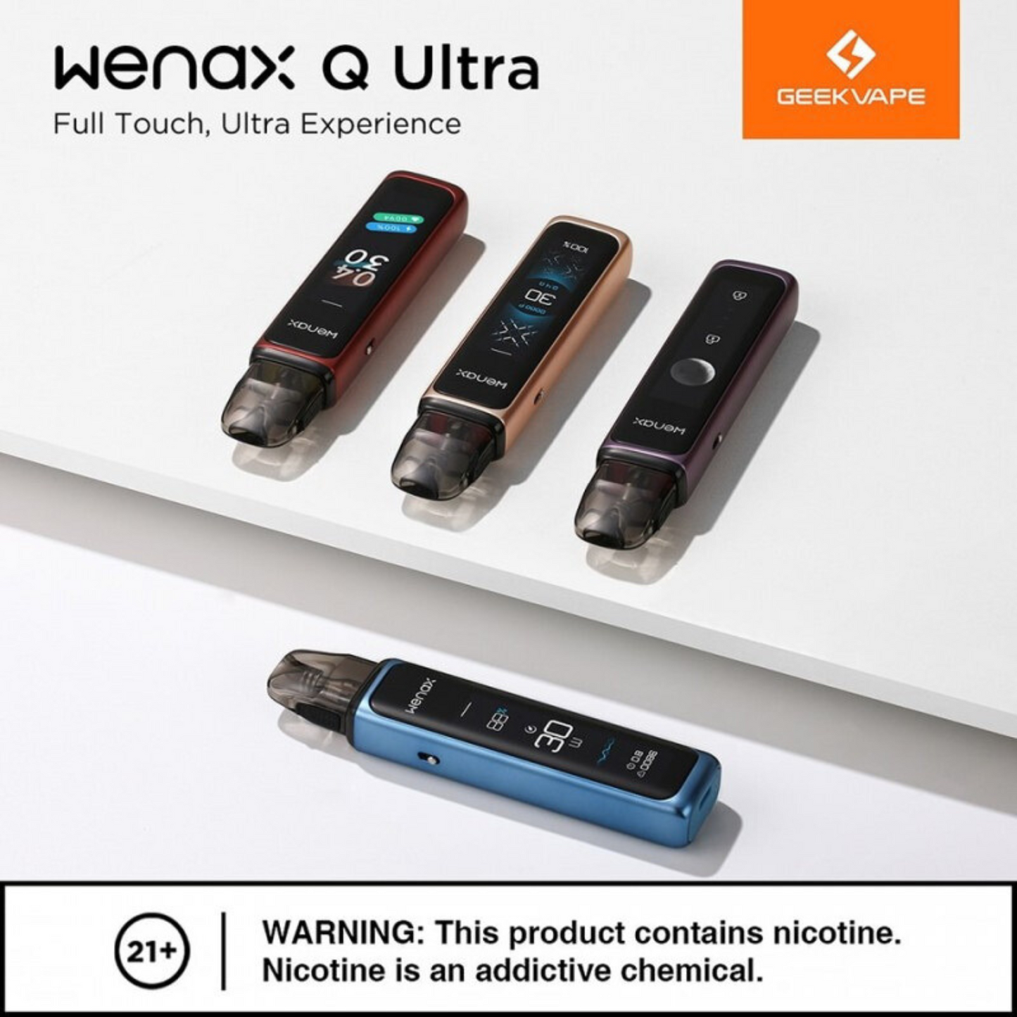 Geek Vape Wenax Q Ultra 30W Pod System Starter Kit Device