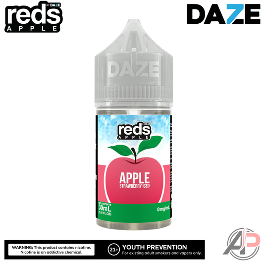 7 Daze Reds Apple Strawberry Iced E-Liquid 100mL