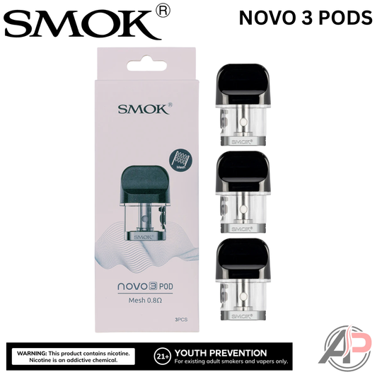 Smok Novo 3 Replacement Pods 3 Pack