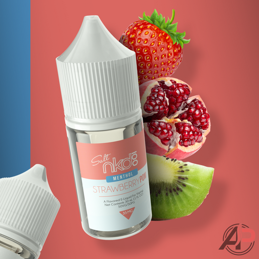 Naked 100 Strawberry Pom Salt Nicotine E-Liquid 30mL
