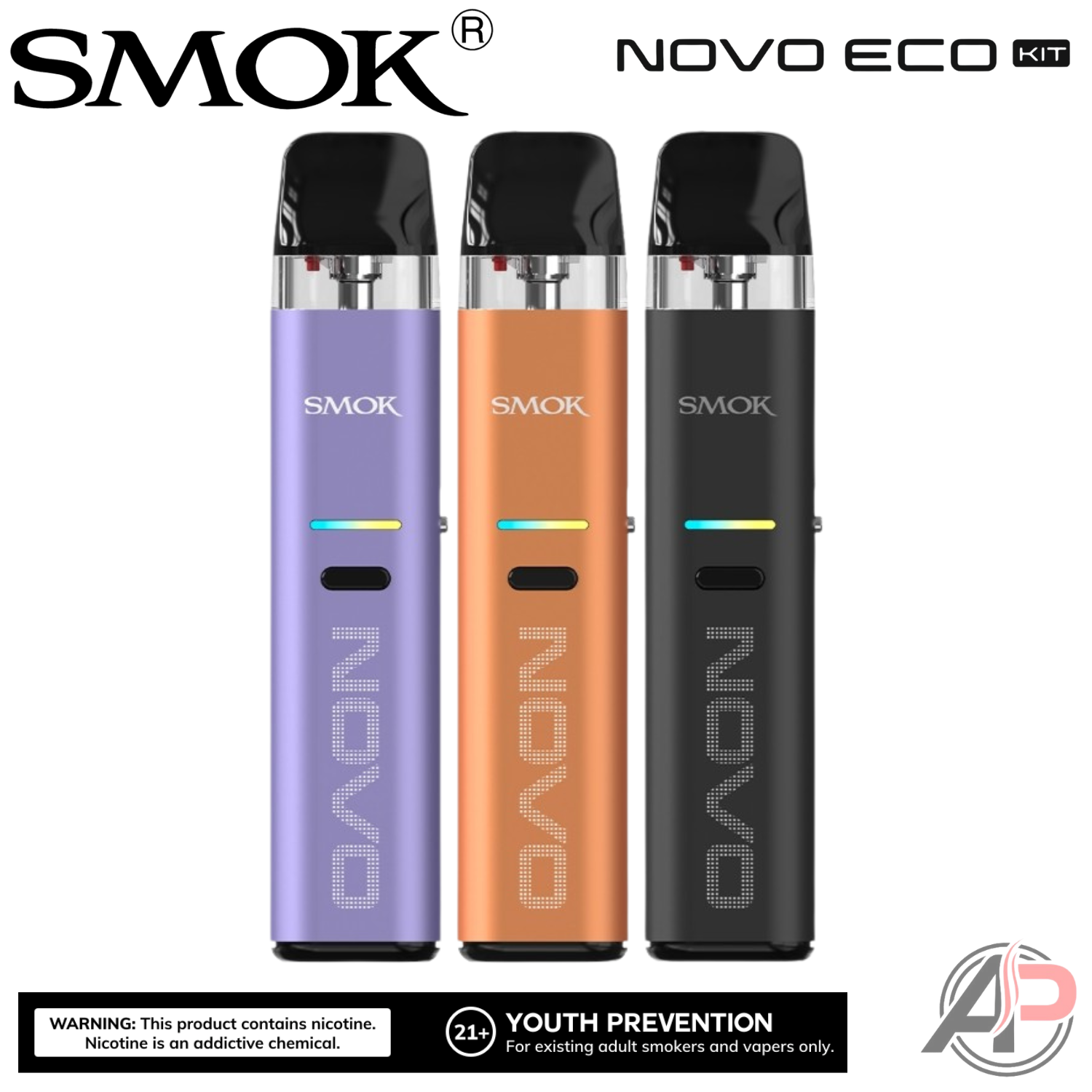 Smok Novo Eco 30w Pod System Starter Kit device Apvs Smok Novo Eco 30w Pod System Starter Kit device Apvs