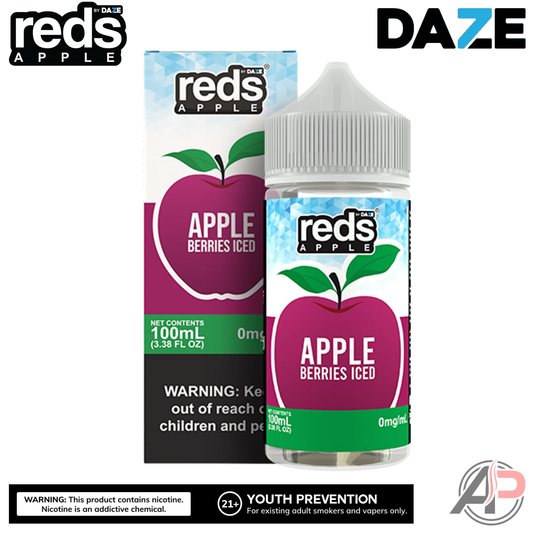 7 Daze Reds Apple Berries Iced E-Liquid 100mL