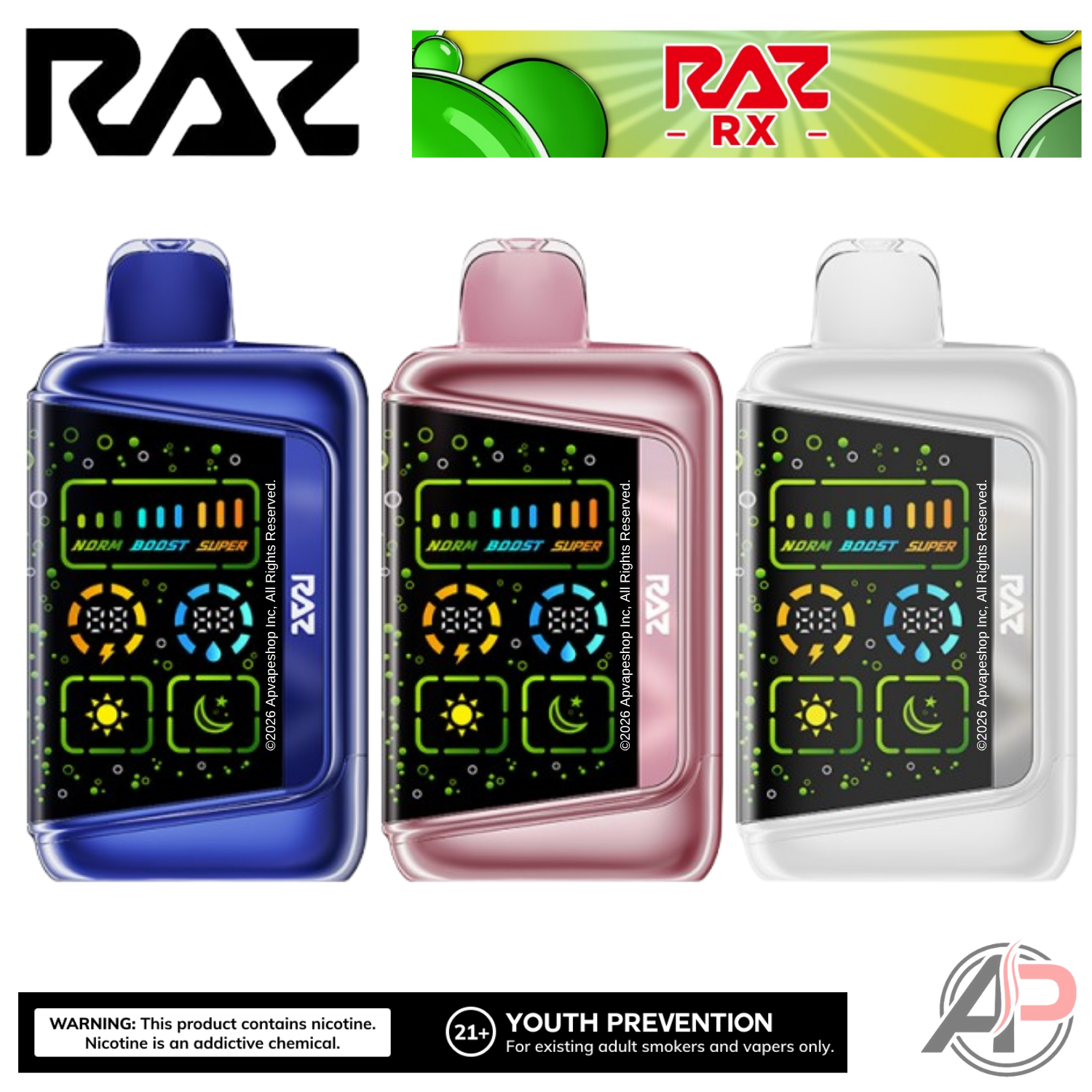 Raz RX50k Puffs Disposable Vape Device – Apvs