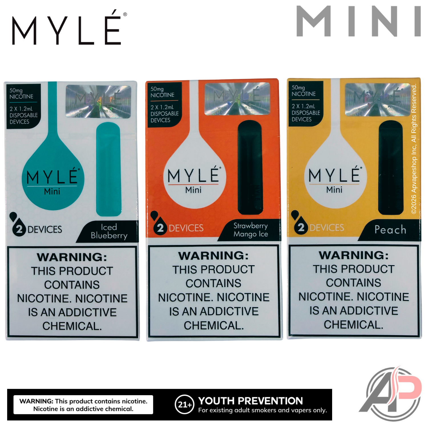 kan brandalarm afgaan van vape MYLE Mini Disposable Vape Best Flavors – Apvs