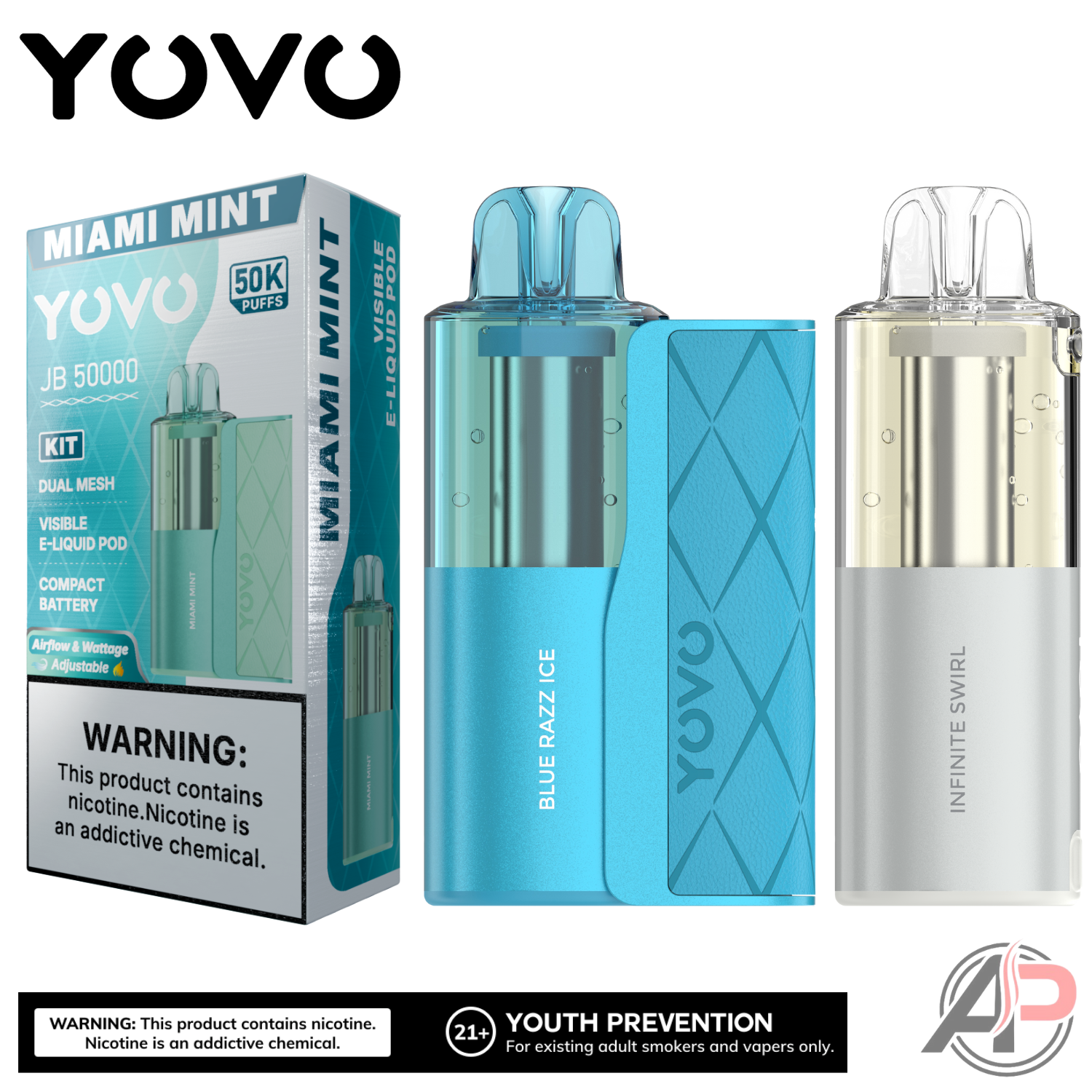 Yovo JB50000 Puffs Disposable Vape Device Kit