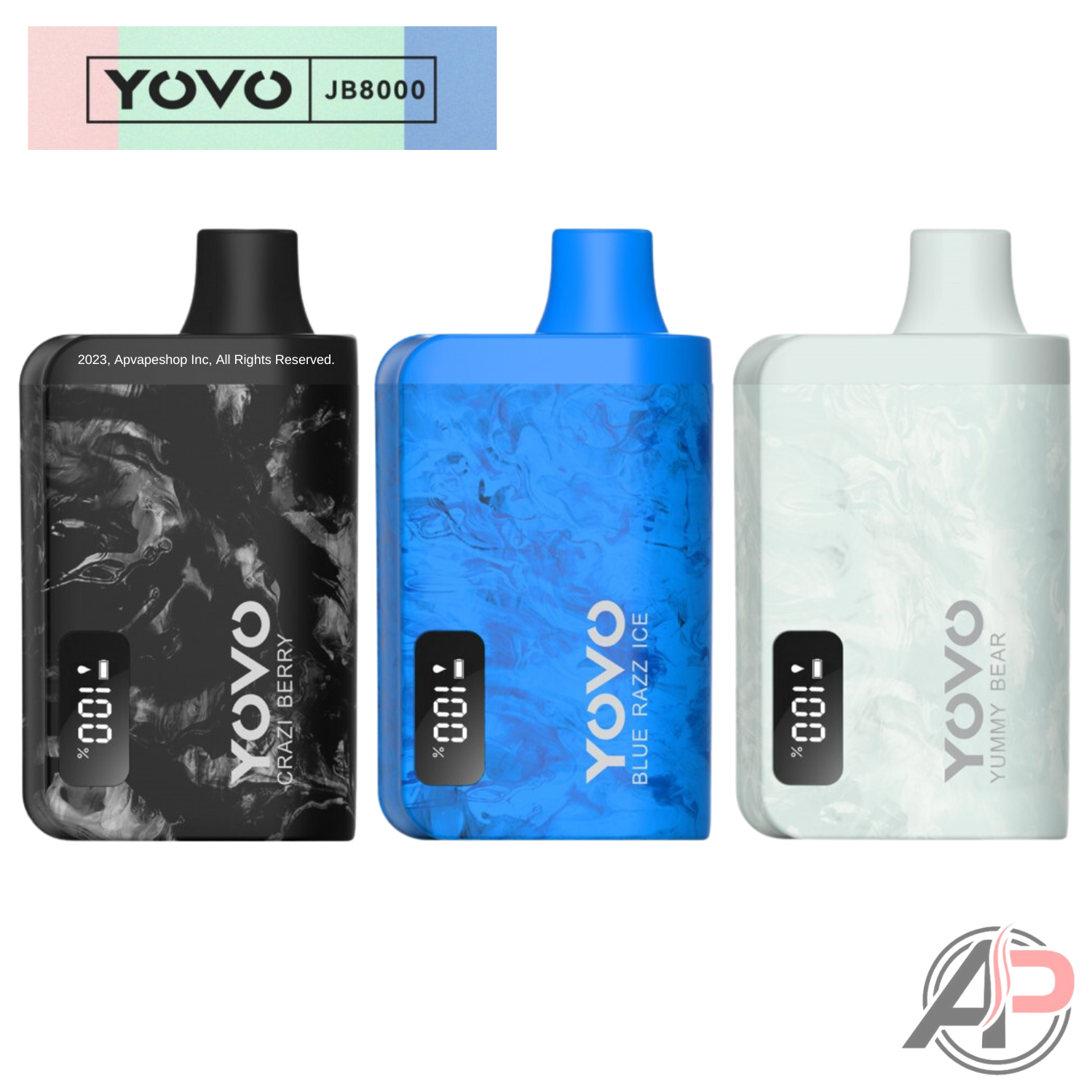 Yovo JB8000 Flavors Disposable Vape All Flavors Apvs Yovo JB8000 Flavors Disposable Vape All Flavors Apvs