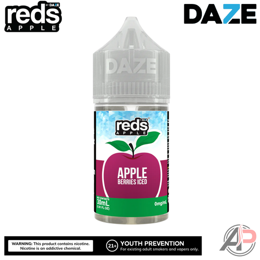 7 Daze Reds Apple Berries Iced E-Liquid 100mL