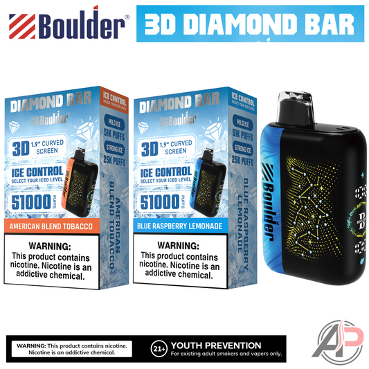Boulder Diamond Bar 51000 Puffs Disposable Vape Device
