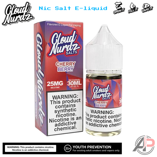 Cloud Nurdz Cherry Berry E-Liquid 100mL
