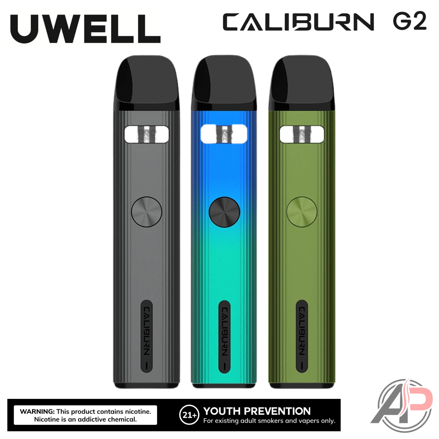 Uwell Caliburn G2 18w Vape Pod System Starter Kit Device Apvs Uwell Caliburn G2 18w Vape Pod System Starter Kit Device Apvs
