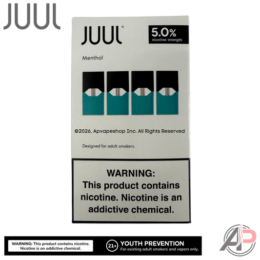 JUUL Pods Menthol 4 Pod Pack Regular 5%