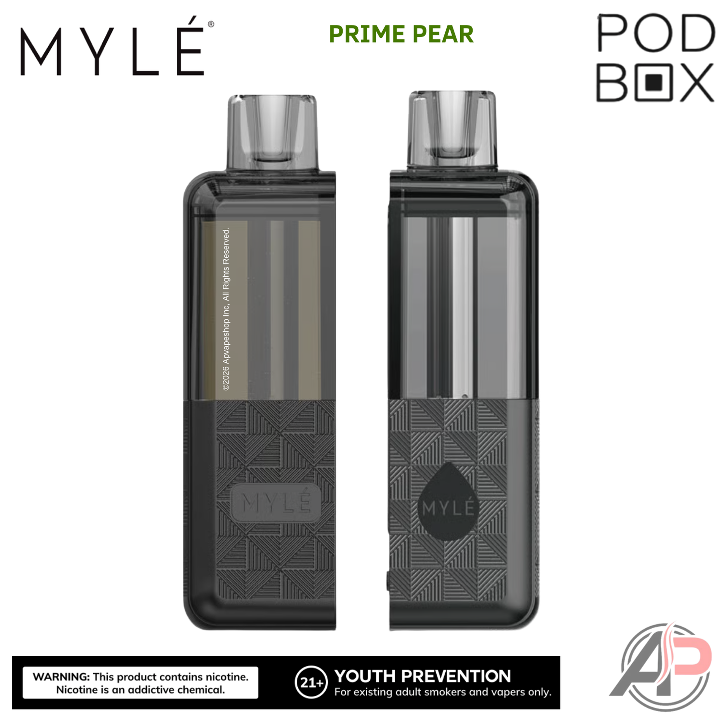 Myle Pod Box 35,000 Puffs Disposable Vape Device Kit