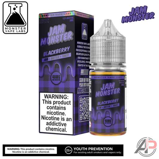 Blackberry E-Liquid By Jam Monster Vape Labs 100mL