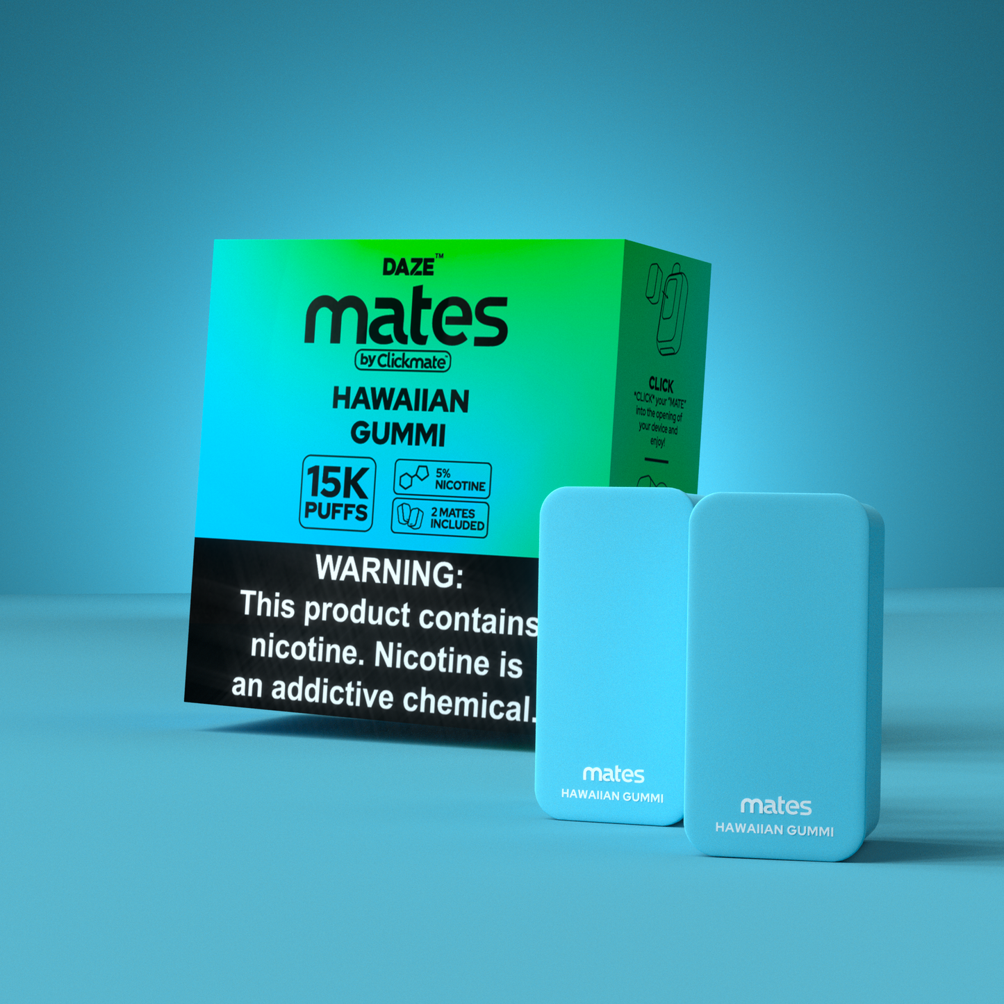 7 Daze Clickmate 15000 Puffs Disposable Vape Device Starter Kit