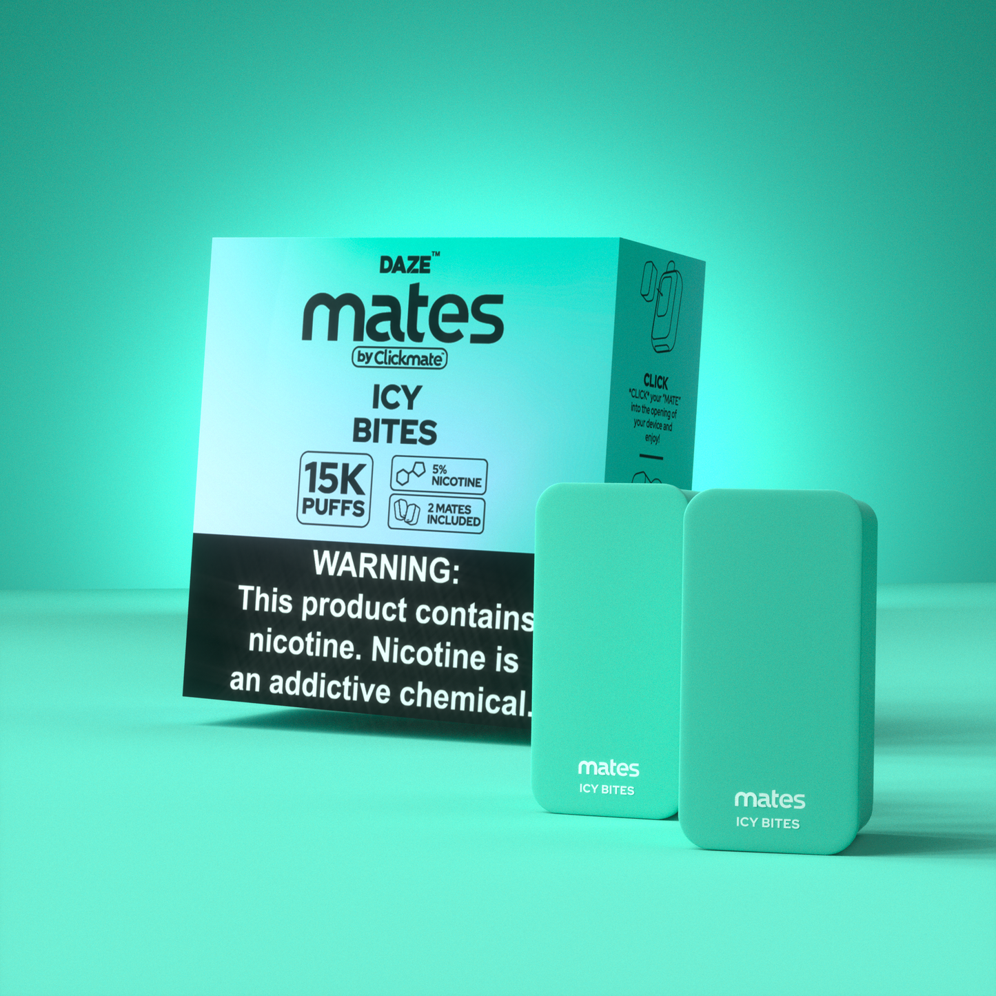 7 Daze Clickmate 15000 Puffs Disposable Vape Device Starter Kit