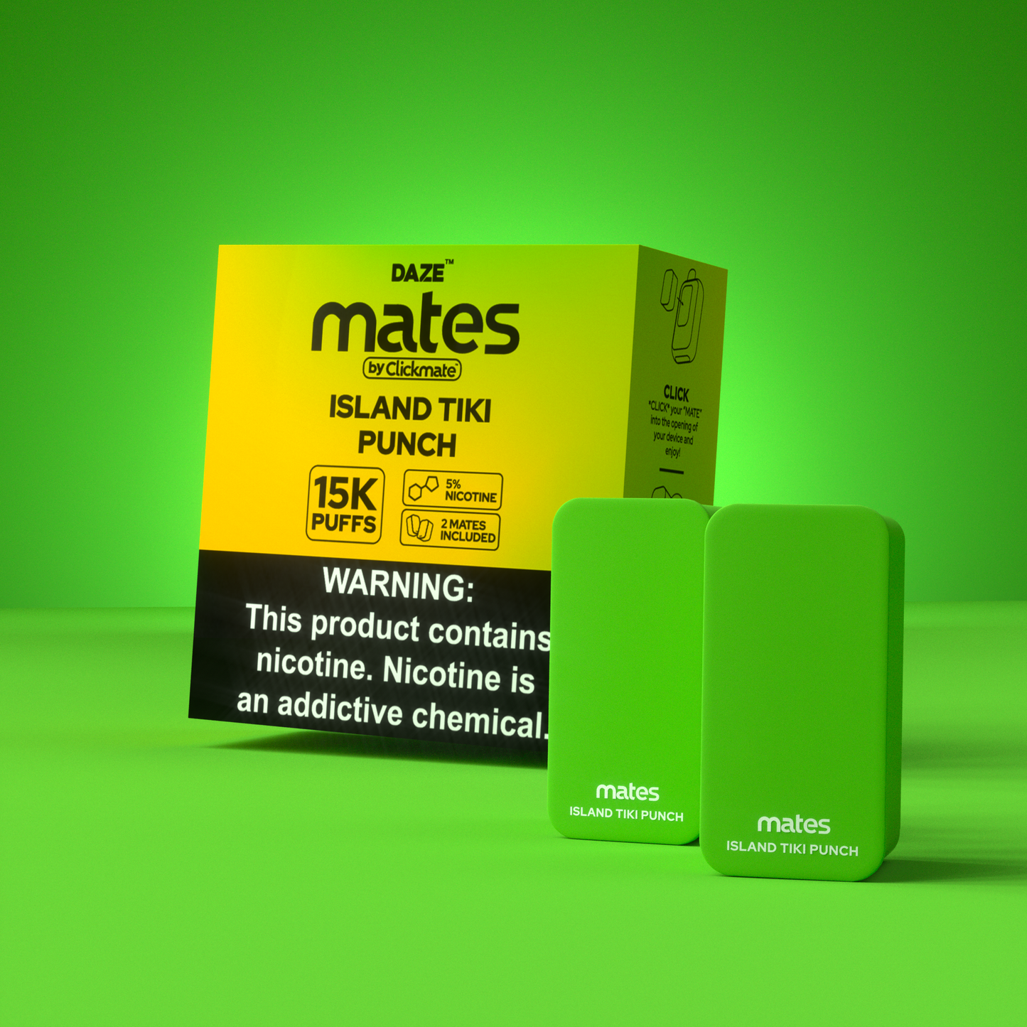 7 Daze Clickmate 15000 Puffs Disposable Vape Device Starter Kit