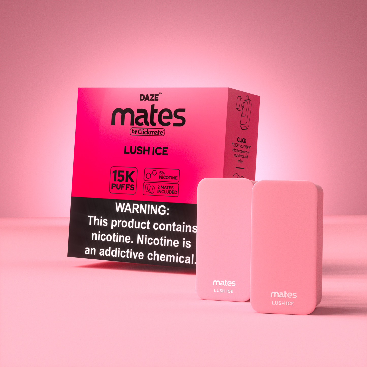 7 Daze Clickmate 15000 Puffs Disposable Vape Device Starter Kit