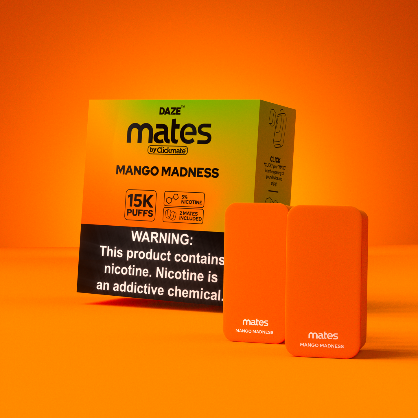7 Daze Clickmate 15000 Puffs Disposable Vape Device Starter Kit