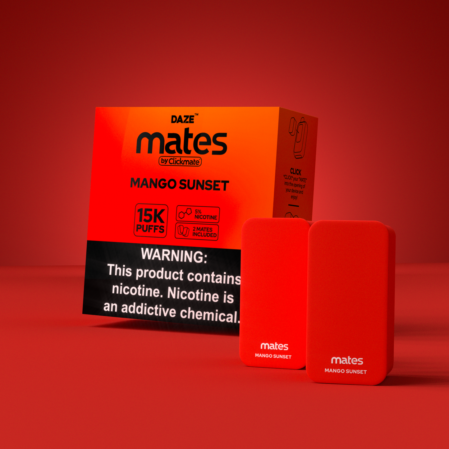 7 Daze Clickmate 15000 Puffs Disposable Vape Device Starter Kit