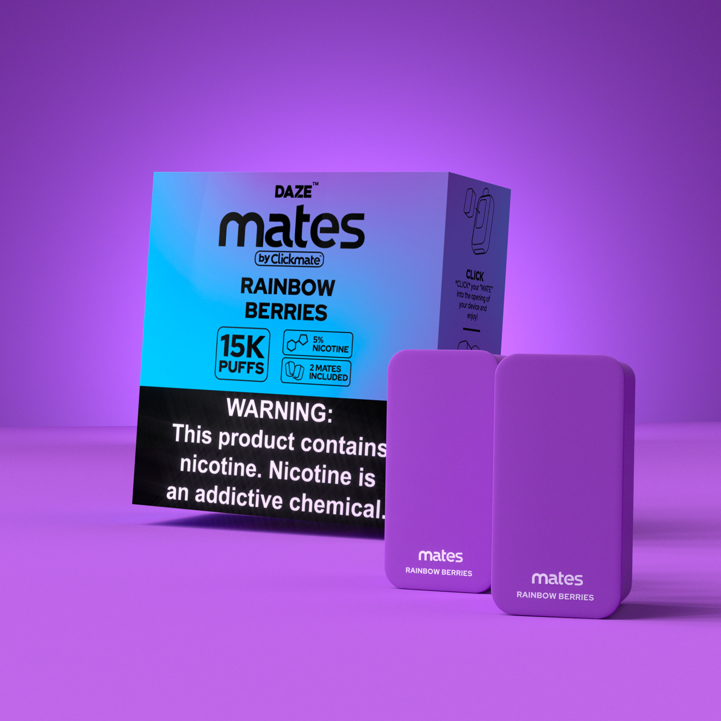 7 Daze Clickmate 15000 Puffs Disposable Vape Device Starter Kit