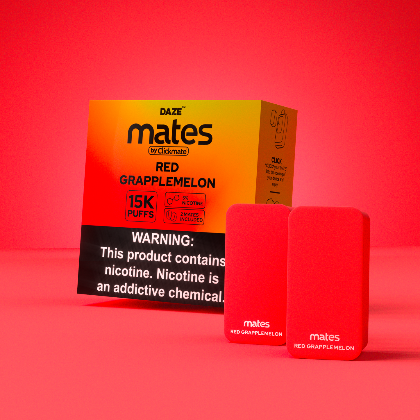 7 Daze Clickmate 15000 Puffs Disposable Vape Device Starter Kit