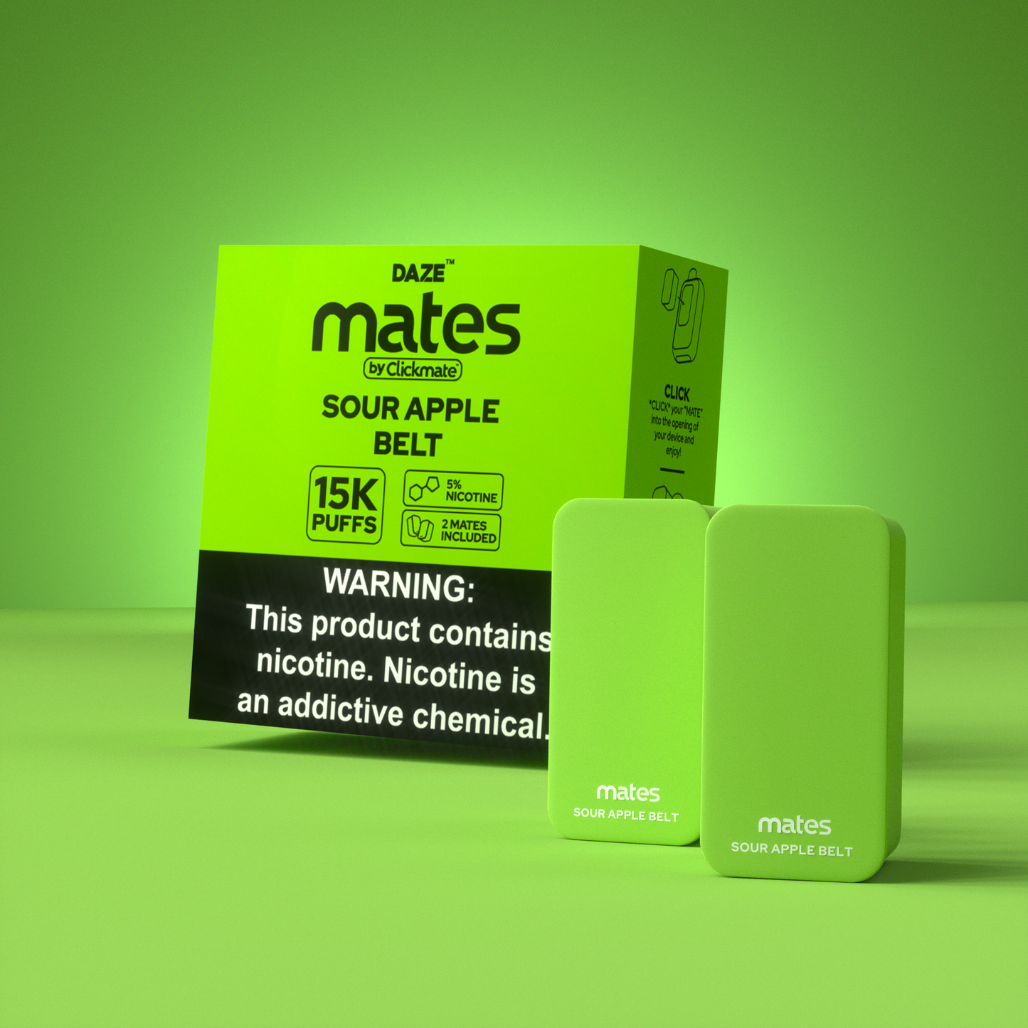 7 Daze Clickmate 15000 Puffs Disposable Vape Device Starter Kit